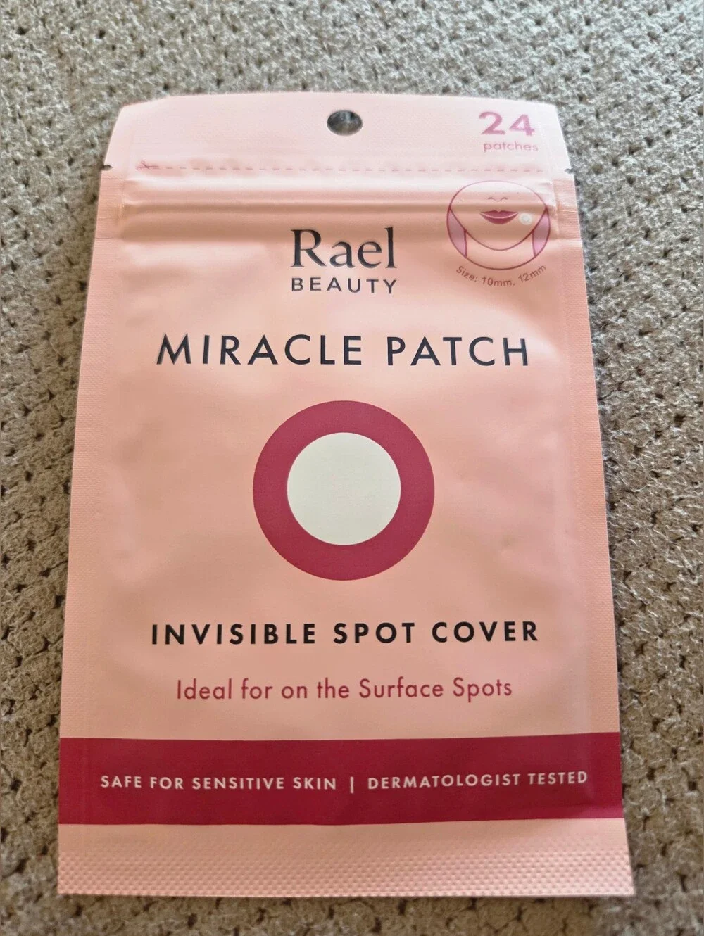 New Rael Beauty Miracle Pimple Patch Invisible Spot Cover for Acne - 24ct
